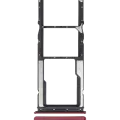 Dual Sim Card Tray For Xiaomi Redmi 8 (Ruby Red)