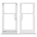 Dual Sim Card Tray For Xiaomi Redmi Note 10 5G (Chrome Silver)