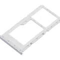 Dual Sim Card Tray For Xiaomi Redmi Note 10 5G (Chrome Silver)