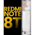 LCD Assembly With Frame For Xiaomi Redmi Note 8T (Aftermarket Plus) (Moonlight White)