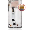 LCD Assembly With Frame For Xiaomi Redmi Note 8T (Aftermarket Plus) (Moonlight White)