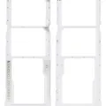 Dual Sim Card Tray For Xiaomi Redmi Note 9S / Note 9 Pro 4G (Glacier White)