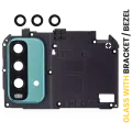 Back Camera Lens With Bracket / Bezel For Xiaomi Redmi Note 9 4G (Green)