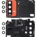 Back Camera Lens With Bracket / Bezel For Xiaomi Redmi Note 9 4G (Orange)