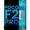 LCD Assembly With Frame For Xiaomi Poco F2 Pro / Redmi K30 Pro (Aftermarket: Incell) (Neon Blue)