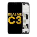LCD Assembly With Frame For Realme C3 (Refurbished) (All Colors)