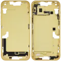 Mid-Frame Housing W/ Small Parts For iPhone 14 Plus (EU / Global Version) (Used OEM Pull: Grade B) (Yellow)