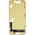 Mid-Frame Housing W/ Small Parts For iPhone 14 Plus (EU / Global Version) (Used OEM Pull: Grade B) (Yellow)