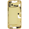 Mid-Frame Housing W/ Small Parts For iPhone 14 Plus (EU / Global Version) (Used OEM Pull: Grade B) (Yellow)