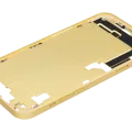 Mid-Frame Housing W/ Small Parts For iPhone 14 Plus (EU / Global Version) (Used OEM Pull: Grade B) (Yellow)