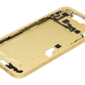 Mid-Frame Housing W/ Small Parts For iPhone 14 Plus (EU / Global Version) (Used OEM Pull: Grade B) (Yellow)