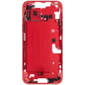 Mid-Frame Housing W/ Small Parts For iPhone 14 Plus (EU / Global Version) (Used OEM Pull: Grade B) (Red)