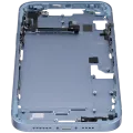 Mid-Frame Housing W/ Small Parts For iPhone 14 Plus (EU / Global Version) (Used OEM Pull: Grade B) (Blue)