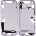 Mid-Frame Housing W/ Small Parts For iPhone 14 Plus (EU / Global Version) (Used OEM Pull: Grade C) (Purple)
