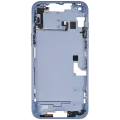 Mid-Frame Housing W/ Small Parts For iPhone 14 Plus (EU / Global Version) (Used OEM Pull: Grade C) (Blue)