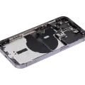 Back Housing W/ Small Parts For iPhone 14 Pro (EU / Global Version) (Used OEM Pull: Grade B) (Deep Purple)