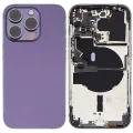 Задня кришка з малими деталями для iPhone 14 Pro (EU / Global Version) (Used OEM Pull: Grade C) (Deep Purple)