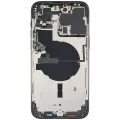 Back Housing W/ Small Parts For iPhone 14 Pro Max (EU / Global Version) (Used OEM Pull: Grade B) (Space Black)