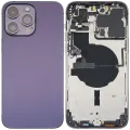Задня кришка з малими деталями для iPhone 14 Pro Max (EU / Global Version) (Used OEM Pull: Grade C) (Deep Purple)