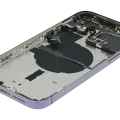 Задня кришка з малими деталями для iPhone 14 Pro Max (EU / Global Version) (Used OEM Pull: Grade C) (Deep Purple)
