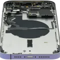 Задня кришка з малими деталями для iPhone 14 Pro Max (EU / Global Version) (Used OEM Pull: Grade C) (Deep Purple)