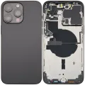 Задня кришка з малими деталями для iPhone 14 Pro Max (EU / Global Version) (Used OEM Pull: Grade C) (Space Black)