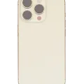 Back Housing W/ Small Parts For iPhone 14 Pro (EU / Global Version) (Used OEM Pull: Grade B) (Gold)