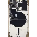 Back Housing W/ Small Parts For iPhone 14 Pro (EU / Global Version) (Used OEM Pull: Grade B) (Gold)