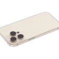 Back Housing W/ Small Parts For iPhone 14 Pro (EU / Global Version) (Used OEM Pull: Grade B) (Gold)