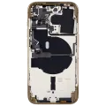 Back Housing W/ Small Parts For iPhone 14 Pro (EU / Global Version) (Used OEM Pull: Grade C) (Gold)