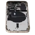 Back Housing W/ Small Parts For iPhone 14 Pro (EU / Global Version) (Used OEM Pull: Grade C) (Gold)