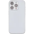 Back Housing W/ Small Parts For iPhone 14 Pro (EU / Global Version) (Used OEM Pull: Grade C) (Silver)
