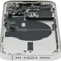 Back Housing W/ Small Parts For iPhone 14 Pro (EU / Global Version) (Used OEM Pull: Grade C) (Silver)