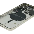 Back Housing W/ Small Parts For iPhone 14 Pro Max (EU / Global Version) (Used OEM Pull: Grade B) (Gold)