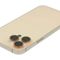 Back Housing W/ Small Parts For iPhone 14 Pro Max (EU / Global Version) (Used OEM Pull: Grade C) (Gold)
