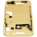 Mid-Frame Housing W/ Small Parts For iPhone 14 (EU / Global Version) (Used OEM Pull: Grade B) (Yellow)