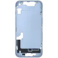 Середня рамка з дрібними деталями для iPhone 14 (EU / Global Version) (Used OEM Pull: Grade B) (синій)