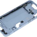 Середня рамка з дрібними деталями для iPhone 14 (EU / Global Version) (Used OEM Pull: Grade B) (синій)