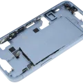 Середня рамка з дрібними деталями для iPhone 14 (EU / Global Version) (Used OEM Pull: Grade B) (синій)
