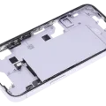 Mid-Frame Housing W/ Small Parts For iPhone 14 (EU / Global Version) (Used OEM Pull: Grade B) (Purple)