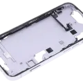 Mid-Frame Housing W/ Small Parts For iPhone 14 (EU / Global Version) (Used OEM Pull: Grade B) (Purple)