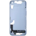 Mid-Frame Housing W/ Small Parts For iPhone 14 (EU / Global Version) (Used OEM Pull: Grade C) (Blue)