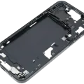 Mid-Frame Housing W/ Small Parts For iPhone 15 Plus (US Version) (Used OEM Pull: Grade B) (Black)