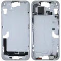 Mid-Frame Housing W/ Small Parts For iPhone 15 Plus (US Version) (Used OEM Pull: Grade B) (Blue)