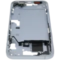 Mid-Frame Housing W/ Small Parts For iPhone 15 Plus (US Version) (Used OEM Pull: Grade B) (Blue)