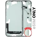 Mid-Frame Housing W/ Small Parts For iPhone 15 Plus (US Version) (Used OEM Pull: Grade B) (Green)