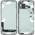 Mid-Frame Housing W/ Small Parts For iPhone 15 Plus (US Version) (Used OEM Pull: Grade B) (Green)