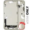 Mid-Frame Housing W/ Small Parts For iPhone 15 Plus (US Version) (Used OEM Pull: Grade B) (Yellow)