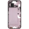 Mid-Frame Housing W/ Small Parts For iPhone 15 Plus (US Version) (Used OEM Pull: Grade B) (Pink)