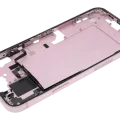 Mid-Frame Housing W/ Small Parts For iPhone 15 Plus (US Version) (Used OEM Pull: Grade B) (Pink)